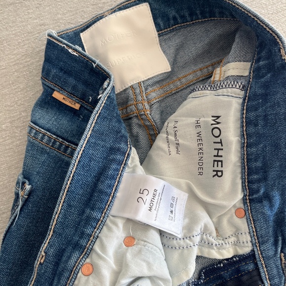 Mother Denim The Weekender Flare It’s a Small World - Picture 5 of 9